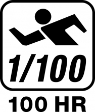 Хронометър 100 часа (1/100 сек.)