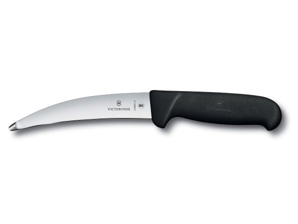 Нож Victorinox Fibrox Gut and Tripe, широко, извито острие с удебелен връх  5.6903.15