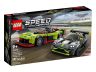 ЛЕГО Спийд Шампиони - Aston Martin Valkyrie AMR Pro и Aston Martin Vantage GT3 76910