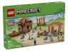 Оригинална кутия на конструктор LEGO Minecraft Атака на селището на заклинателите 21596 предна страна