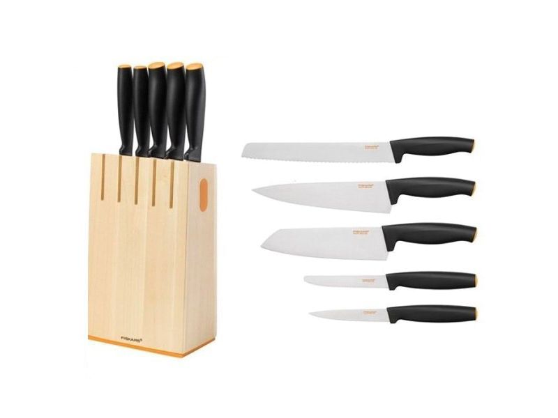 Комплект пет ножа и стойка Cook's set 1014211