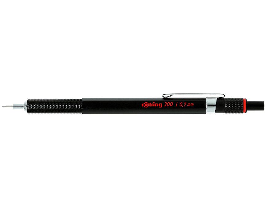 Автоматичен молив Ротринг Rotring 300, черен, 0.7 mm, ВАР