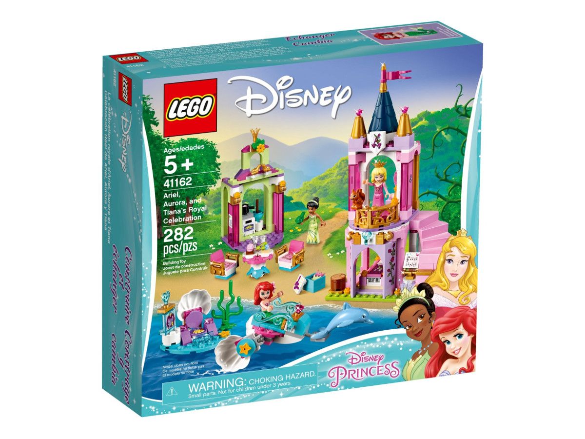 ЛЕГО Лего Принцесите на Дисни - Двореца на Ариел, Аврора и Тиана 41162