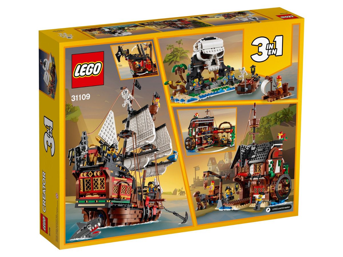 LEGO ЛЕГО 31109 Цена КРИЕЙТЪР - Пиратски кораб