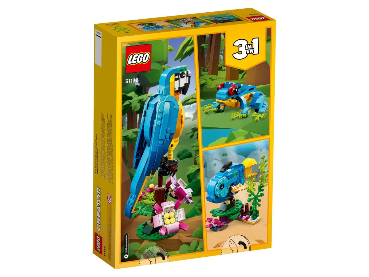 LEGO ЛЕГО 31136 Цена КРИЕЙТЪР - Екзотичен папагал
