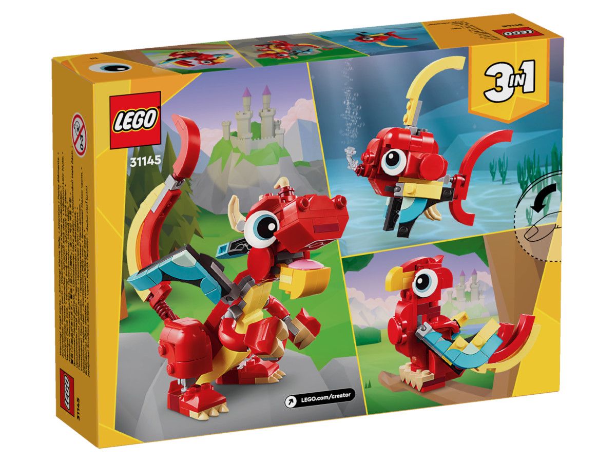 LEGO ЛЕГО ЛЕГО Криейтър - Червен дракон 31145 Цена
