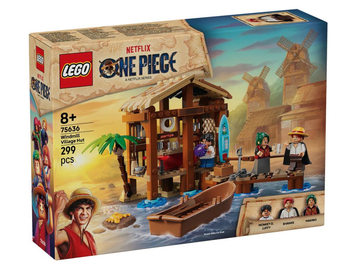 ЛЕГО ONE PIECE - Колиба в село с вятърни мелници 75636
