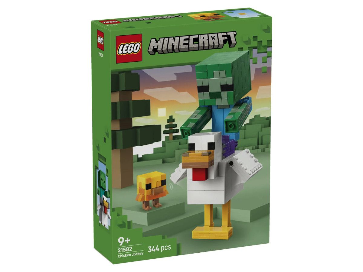 Конструктор LEGO Minecraft 21582 Жокей на пилета – официална кутия на модела