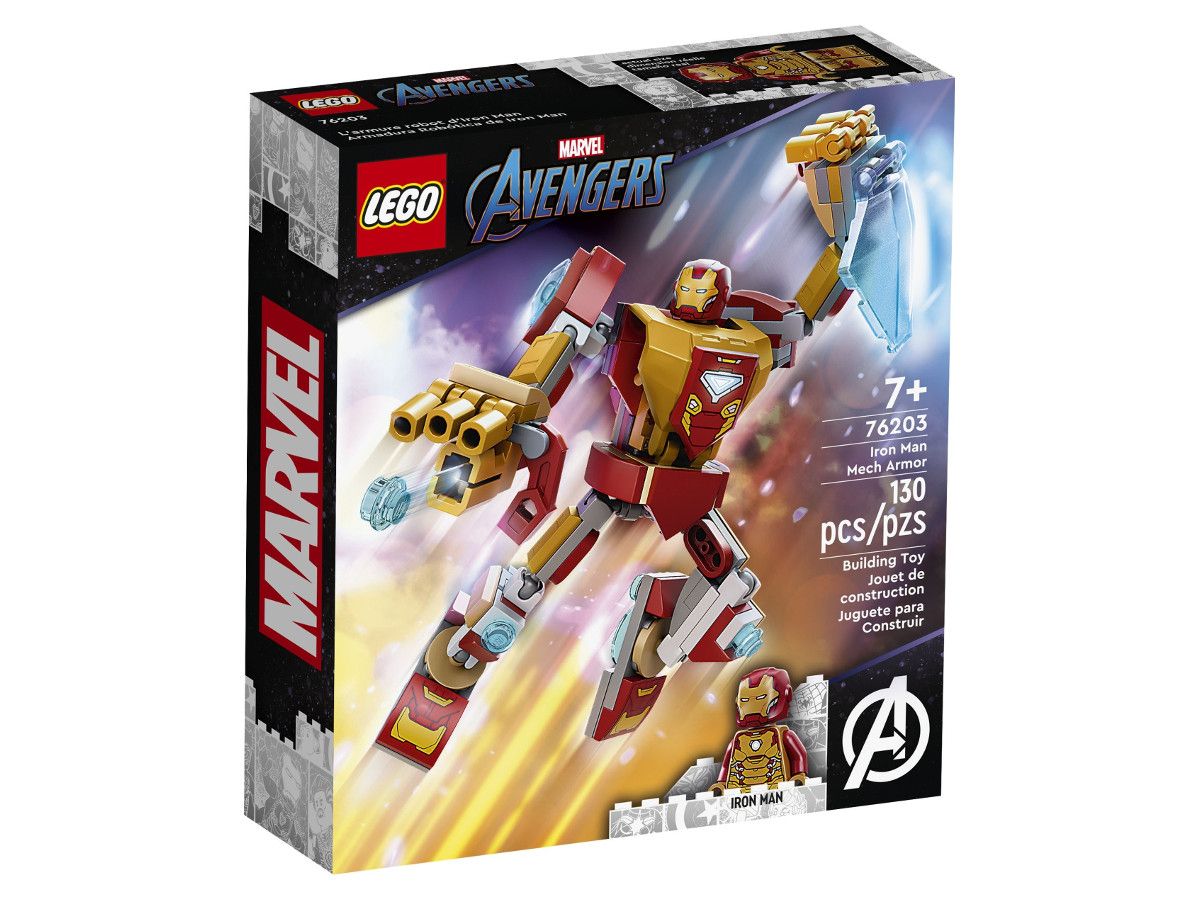 LEGO ЛЕГО 76203 цена Супер Хироус - Роботската броня на Железния човек