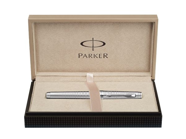 Писалка Паркер Parker  Premier Deluxe Silver Plated ST