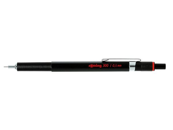 Автоматичен молив Ротринг Rotring 300, черен, 0.5 mm, ВАР