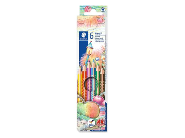 Цветни моливи Staedtler NC 127, 6 цвята