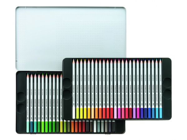 Цветни моливи Staedtler Karat, 48 бр в метална кутия