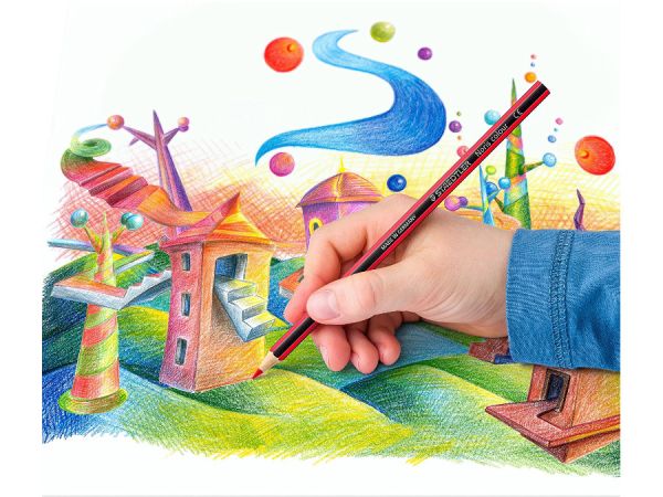 Цветни моливи Staedtler Noris colour 185, 144 броя