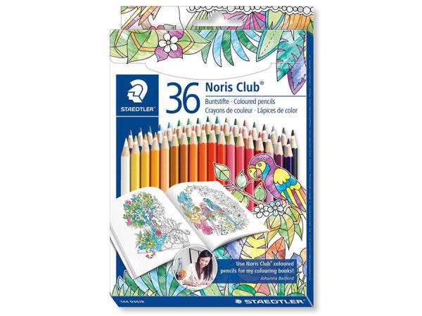 Цветни моливи Staedtler Johanna Basford NC Club 144, 36 цвята