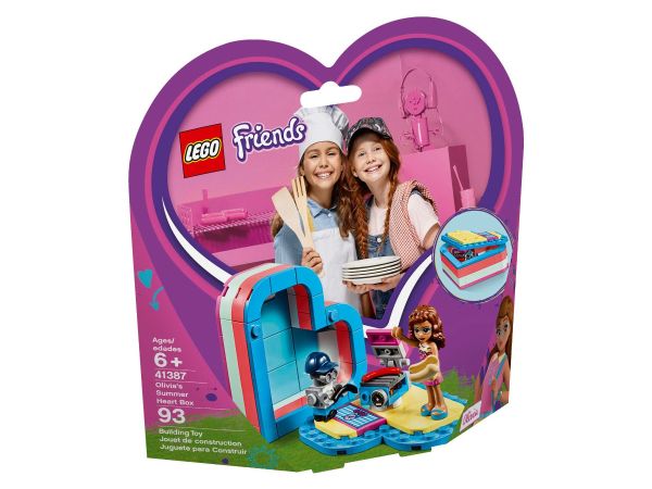 ЛЕГО Френдс -  Лятната кутия с форма на сърце на Оливия 41387