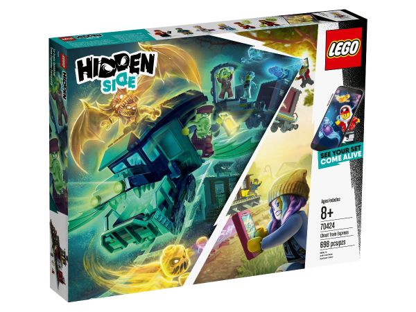 LEGO® Hidden Side™ Лего Скрита страна - Експресен влак с духове 70424