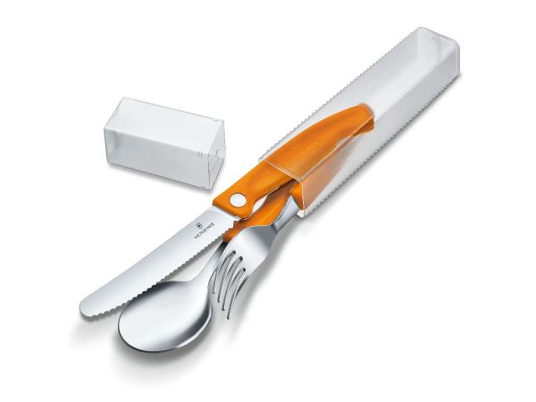 Комплект за хранене Victorinox Swiss Classic Paring Knife, Fork and Spoon Set  6.7192.F9