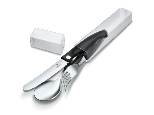 Комплект за хранене Victorinox Swiss Classic Paring Knife, Fork and Spoon Set  6.7192.F3