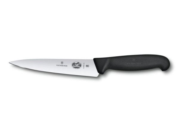 Универсален кухненски нож Victorinox Fibrox с широко, право острие 5.2003.15