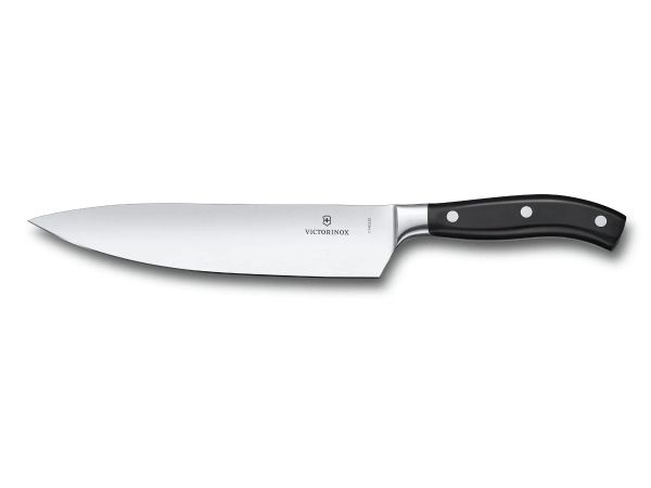 Кован нож за месо Victorinox Grand Maître - цяло, гладко острие  7.7403.22G