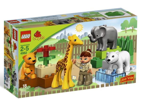 ЛЕГО ДУПЛО - Конструктор Лего - Бебешки Зоопарк 4962