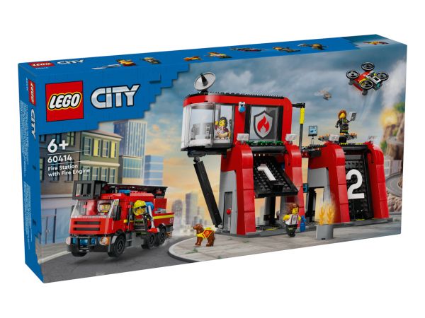 ЛЕГО Сити - Пожарна команда и пожарникарски камион  60414