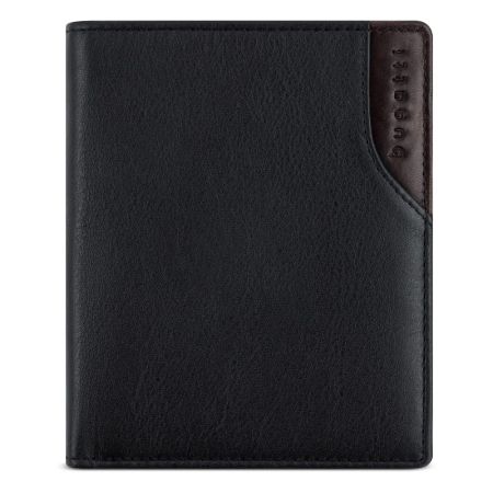 Кожен портфейл Bugatti Corso DeLuxe Wallet Upright, черен