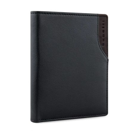 Кожен портфейл Bugatti Corso DeLuxe Wallet Upright, черен