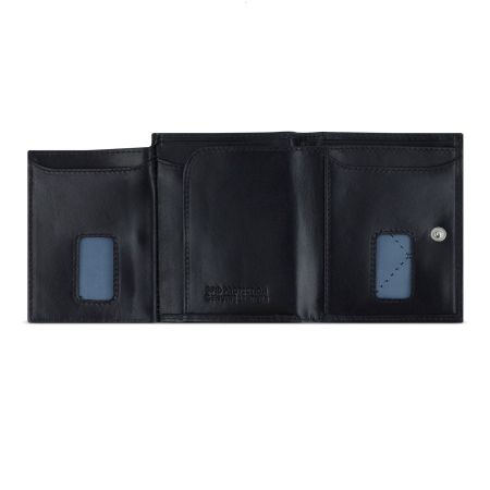 Кожен портфейл Bugatti Secure Slim Special Zip Mini, черен