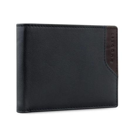 Кожен портфейл Bugatti Corso DeLuxe Wallet, черен