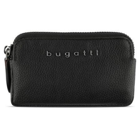 Кожен калъф за ключове Bugatti Bella, черен