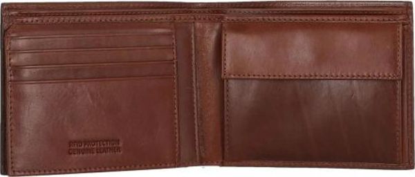 Кожен портфейл Bugatti Nobile With Flap, коняк