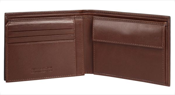 Кожен портфейл Bugatti Nobile With Flap, коняк