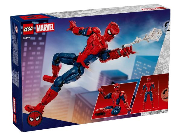 Обратна страна на опаковката на конструктор LEGO Marvel 76346 с детайли за модела