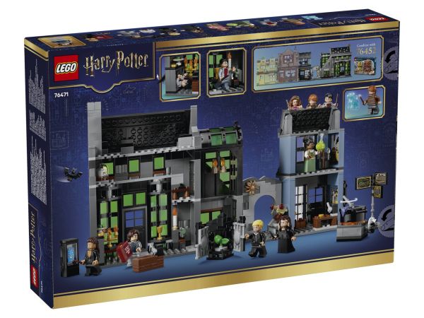 Кутия на комплект LEGO 76471 задна част сглобяеми магазини от Knockturn Alley