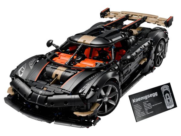 Сглобена кола LEGO Technic 42232 Koenigsegg Megacar в мащаб 1:8 от магазин Get7