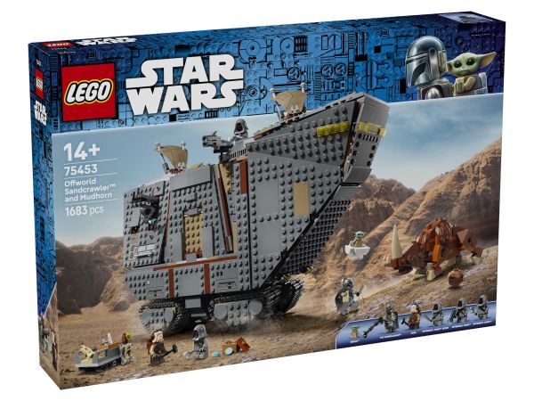 Предна кутия на мащабния комплект LEGO Star Wars 75453 Другопланетен пясъчен пълзач от Get7.eu