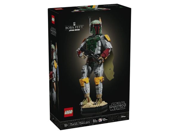 Предна кутия на премиум комплекта LEGO Star Wars 75455 Боба Фет от Get7.eu