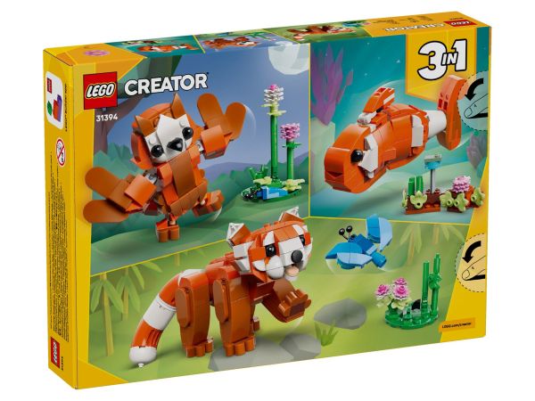 Задна страна на кутия LEGO Creator 31394 три модела
