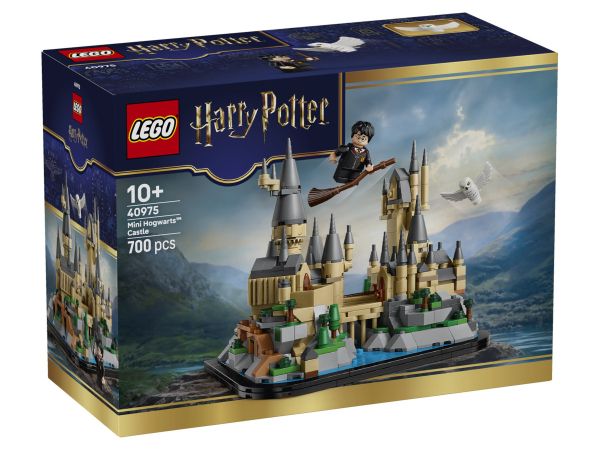 Конструктор LEGO Harry Potter 40975 Мини замъкът Хогуортс предна страна на кутията