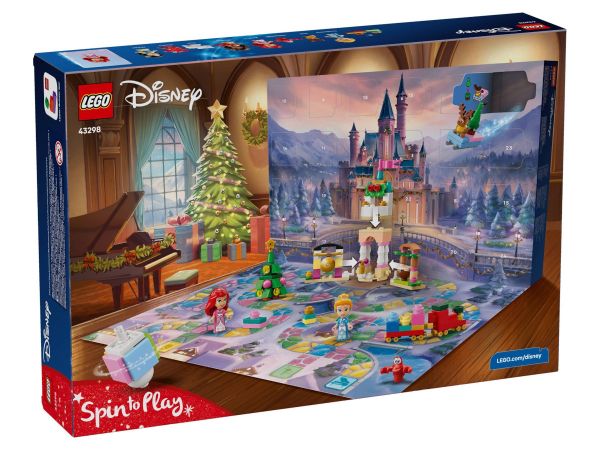 Конструктор LEGO Disney Princess Коледен календар 2026 модел 43298 задна кутия