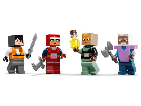 Минифигурки Келън, Рен, Флорес и Валори от LEGO Minecraft 21591