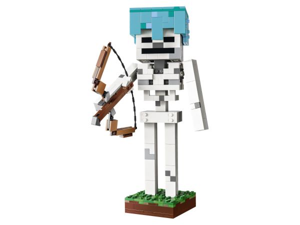 Конструктор LEGO Minecraft 21594 Скелетът - голяма подвижна екшън фигура с лък и диамантен шлем