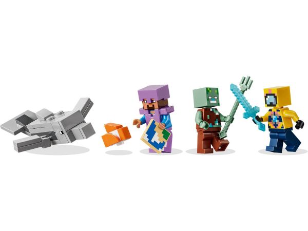 Фигурки от LEGO 21598 Стийв гмуркач Древен пазител Удавник делфин и светеща калмара