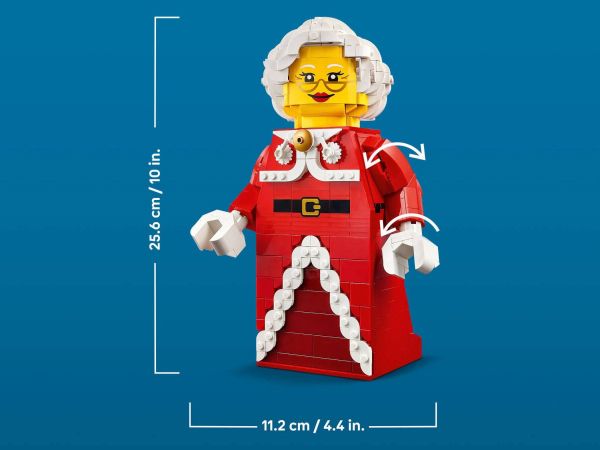 Конструктор LEGO Сезонен 40875 Минифигурка на Баба Коледа в увеличен размер - официална кутия от Get7